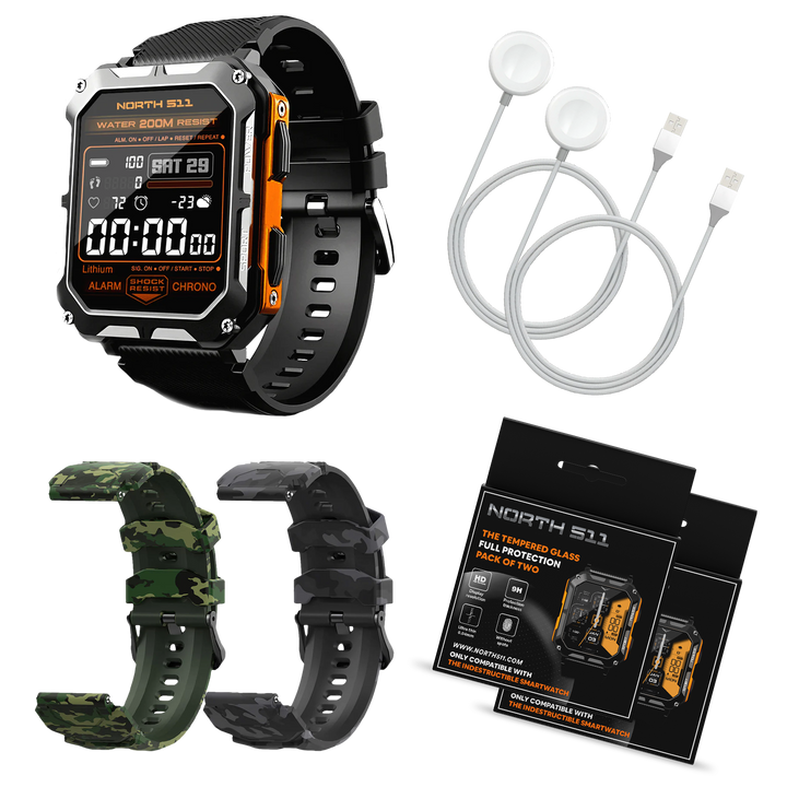 INDESTRUCTIBLE SMARTWATCH ULTIMATE BUNDLE