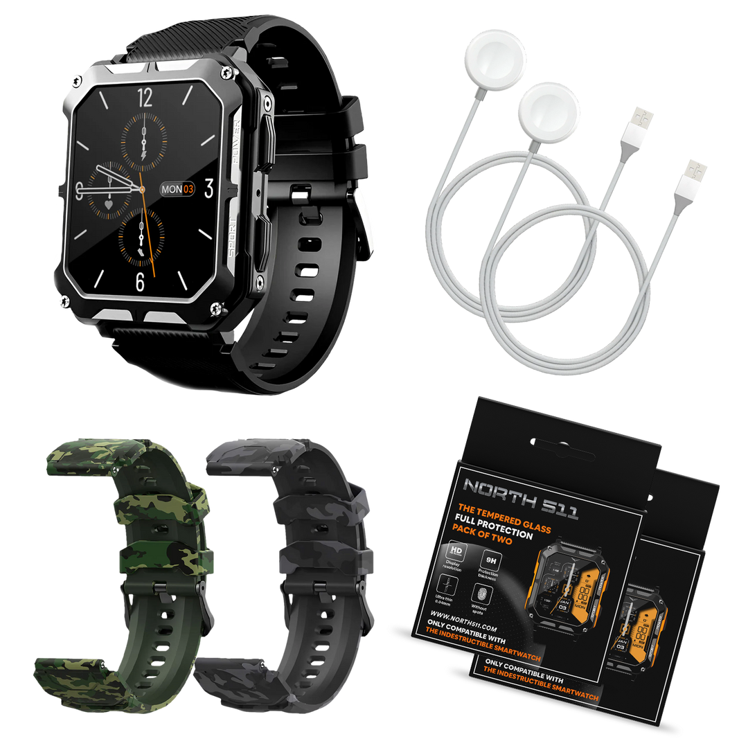 INDESTRUCTIBLE SMARTWATCH ULTIMATE BUNDLE